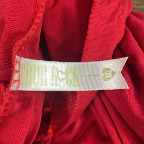 Red Short Sleeve Hoodie Shirt Activewear Athleisure - Picture 7 of 10